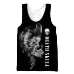 Death Skull Hipster Man Gym Men's Tank Top