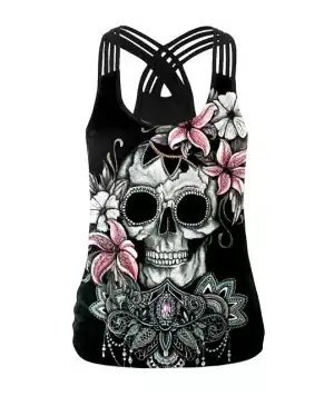 Women's Skull & Skeleton Tank Tops