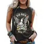 Kid Rock Motor City Eagle Skull Women's Tank Top