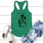 People Are Stupid Skeleton Drinking Women's Tank Top