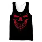 Red Dripping Skull Logo Bodybuilding Men's Tank Top