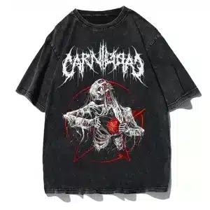 Carnifex Occult Ripped Heart Skeleton Men's T-Shirt