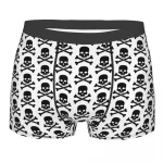 Classic Pirate Skull and Crossbones Male Boxer Briefs