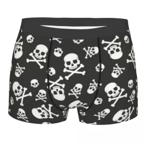 Classic Skull Crossbones Men's Boxer Briefs