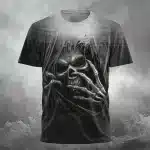 Creeping Terror Grim Reaper Skull Men's T-Shirt