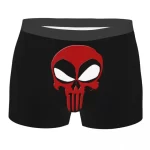 Crimson Vision Punisher Red Skull Men’s Underwear