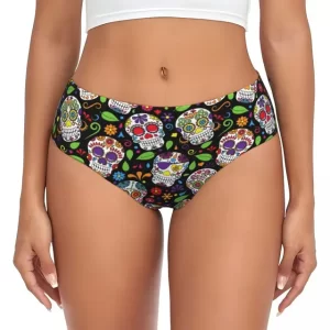 Day of the Dead Sugar Skull Print Women’s Underwear