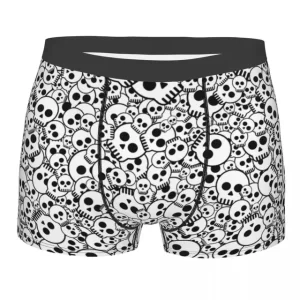 Gothic Doodle Skulls All-Over Print Men’s Underwear