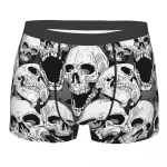 Gothic Harrowing Death Skull Horror Male Boxer Briefs