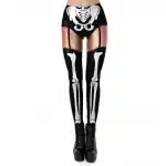 Gothic Skeleton Strap Style Cosplay Women's Leggings