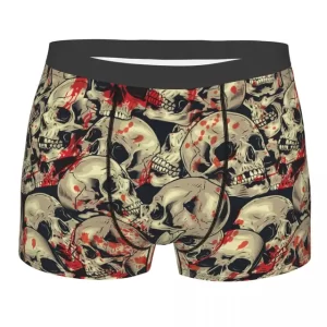 Horror Blood Splatter Skulls Men’s Underwear