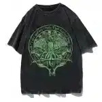 Horror Eldritch Cthulhu Lore Skull Washed Men's T-Shirt