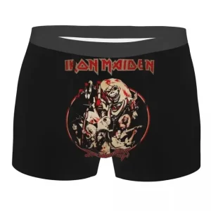 Iron Maiden Bloody Skeleton Members Men's Boxers