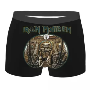 Iron Maiden Egyptian Pharaoh Skeletons Male Boxers