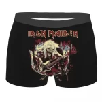 Iron Maiden Rocking Skeleton Flame Men's Boxer Briefs