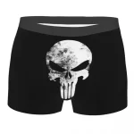 Marvel's The Punisher Skull Logo Male Boxer Briefs