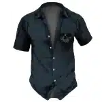 Midnight Skull Drip Button Up Men’s Hawaiian Shirt