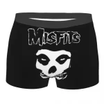 Minimalist Misfits Skull Iconic Logo Male Boxers