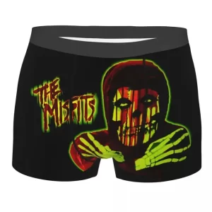 Misfits Neon Glow Horror Bloody Skull Men's Boxers