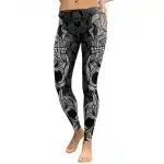 Ornate Pattern Sugar Skull Gothic Women's Leggings