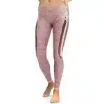 Pastel Sugar Skull Skeleton Zip Print Women's Leggings