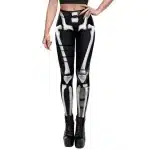 Punk Skeleton Belt Yoga Pants Women's Leggings