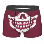 Savage Smiling Skull Mouth Horror Men's Boxer Briefs