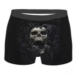 Screaming Skull Hands Horror Male Boxer Briefs