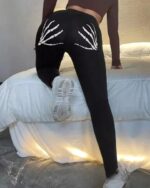 Skeleton Hands Halloween Print Women's Leggings