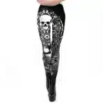 Skull Cyclops Lion Gothic Workout Women's Leggings