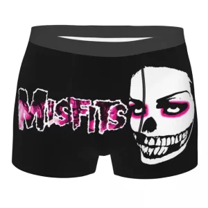 The Misfits Band Pink Shade Skull Men's Boxer Briefs