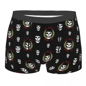 The Misfits Fiend Club Skulls Pattern Men's Boxer Briefs