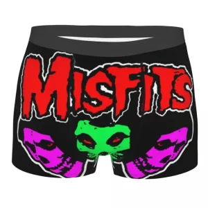 The Misfits Triple Skull Pop Color Men's Boxer Briefs