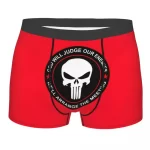 The Punisher God Will Judge Skull Men’s Underwear