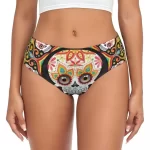 Vibrant Tribal Festive Sugar Skull Women's Underwear