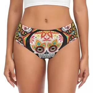 Vibrant Tribal Festive Sugar Skull Women's Underwear