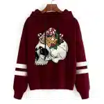Christmas Festive Skull Sugar Candy Women's Hoodie