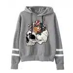Christmas Festive Skull Sugar Candy Women's Hoodie