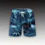 Dark Phantom Frozen Evil Skull Ice Kingdom Men's Shorts