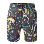 Festive Day of the Dead Skeleton Mariachi Swim Trunks