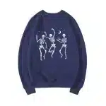 Funny Dancing Skeleton Moonlight Women's Sweatshirt