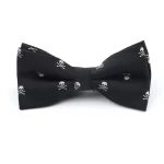 Gothic Skull and Crossbones Pattern Men's Bow Tie