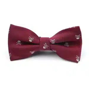 Gothic Skull and Crossbones Pattern Men's Bow Tie