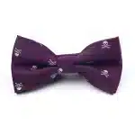 Gothic Skull and Crossbones Pattern Men's Bow Tie