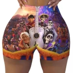 Land Of The Dead Sugar Skulls Poster Women’s Biker Shorts