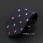 Pirate Skull Head Red Bandana Icon Pattern Tie