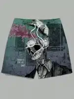 Release Me From My Past Open Skull Smoke Men's Shorts