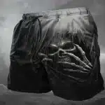 Scary Cloaked Skull Grim Reaper Grasp Horror Men’s Shorts