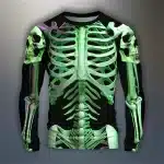Skeleton Skull Bones All-Over Print Men’s Long Sleeve T-Shirt