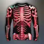 Skeleton Skull Bones All-Over Print Men’s Long Sleeve T-Shirt